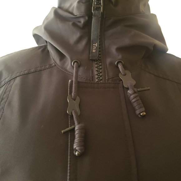 Aritzia TNA The Bancroft Black Premium Goose Down Slim Fit Parka Women's Coat S - Picture 8 of 16